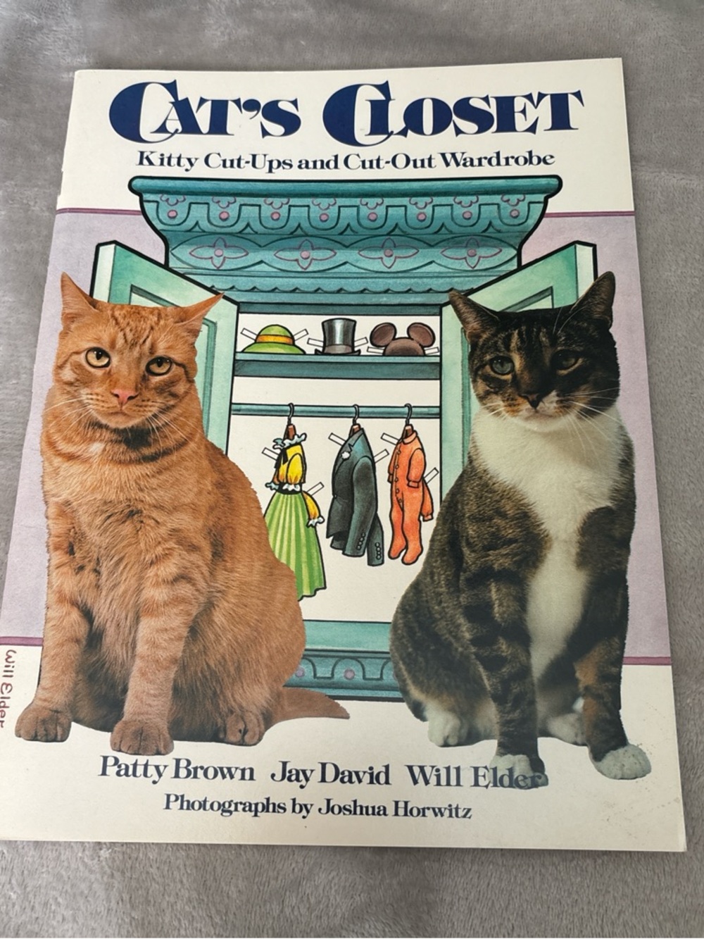Vintage Cat's Closet Kitty Cut-Ups and Cut-Out Wardrobe